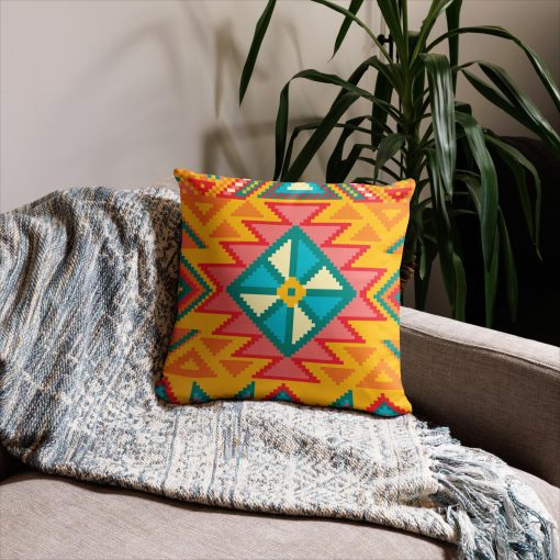 Geometric Basic Pillow 18×18 inches <span class="withname">Different Artwork on Either Side</span> | 20240418