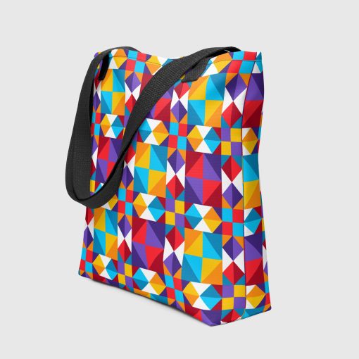 Colorful Geometric Tote Bag | 20240418