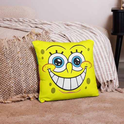 Spongebob Pillow 18×18 inches <span class="withname">Different Artwork on Either Side </span> | 20240511