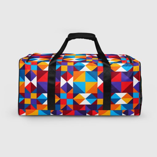 Colorful Geometric Duffle Bag | 20240418