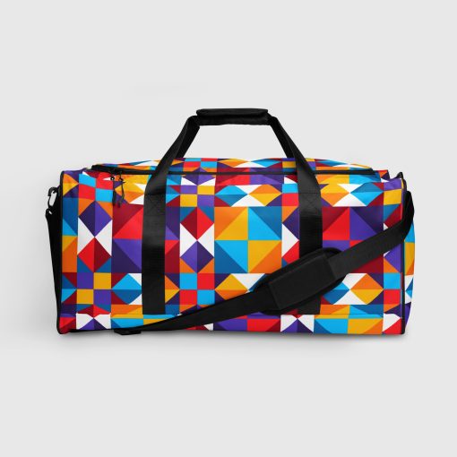 Colorful Geometric Duffle Bag | 20240418 - Image 3