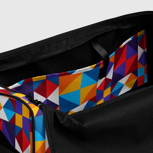 Colorful Geometric Duffle Bag | 20240418 - Image 4