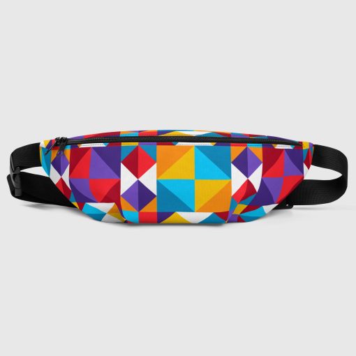 Colorful Geometric Fanny Pack | 20240418 - Image 2