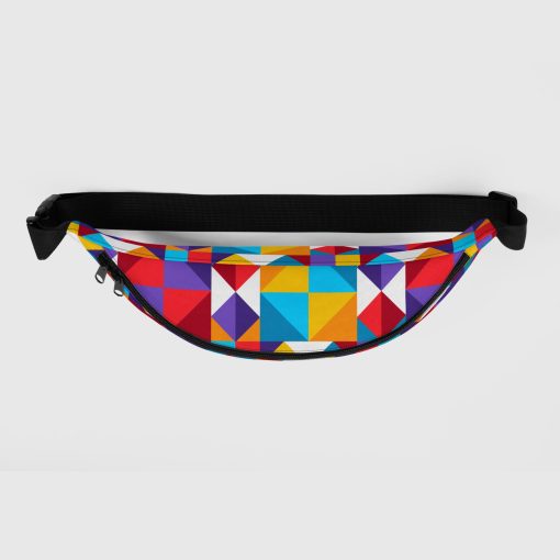 Colorful Geometric Fanny Pack | 20240418 - Image 3