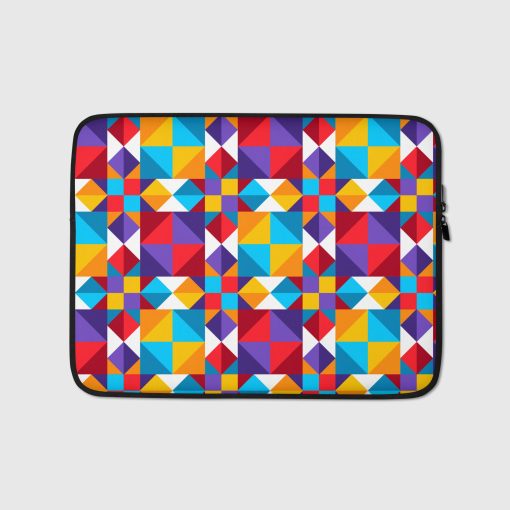 Colorful Geometric Laptop Sleeve | 20240418