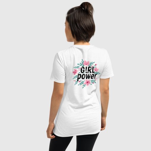 Girl Power Women’s  Basic Softstyle T-Shirt  Gildan 64000 | Large Center Back Print | 20240415 - Image 5