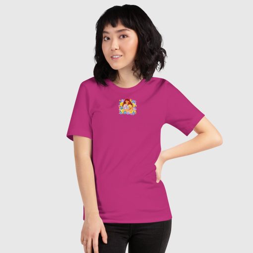 You are chosen and wanted Women’s Bella + Canvas 3001 Short Sleeve Jersey T-Shirt | Top Center Front Print and Large Center Back | 20240507 - Image 17