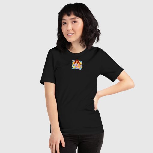 You are chosen and wanted Women’s Bella + Canvas 3001 Short Sleeve Jersey T-Shirt | Top Center Front Print and Large Center Back | 20240507 - Image 15