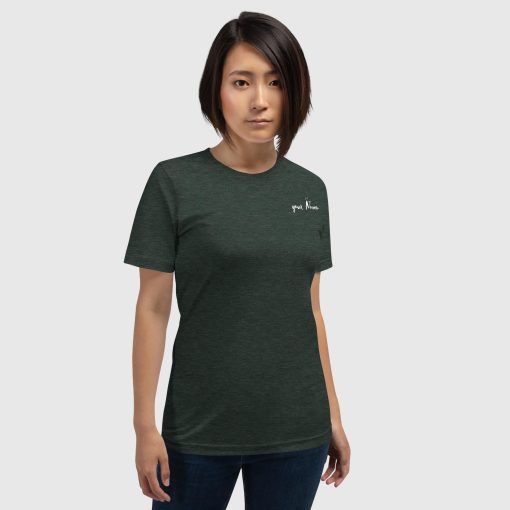 Hand Drawn Festival Bella + Canvas 3001 Short Sleeve Jersey T-Shirt <span class="withname">With Your Name</span> | Left Chest Print and Large Center Back | 20240520 - Image 11