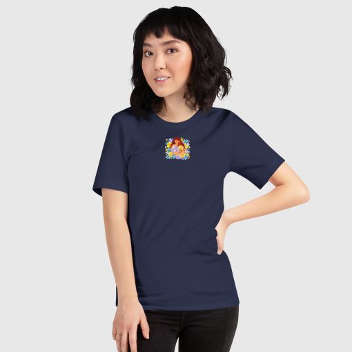 You are chosen and wanted Women’s Bella + Canvas 3001 Short Sleeve Jersey T-Shirt | Top Center Front Print and Large Center Back | 20240507 - Image 19