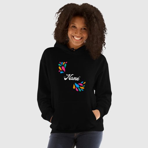 Hand Drawn Festival Women's Heavy Blend Hoodie <span class="withname">With Your Name</span> | Gildan 18500 | 2024052901 - Image 2