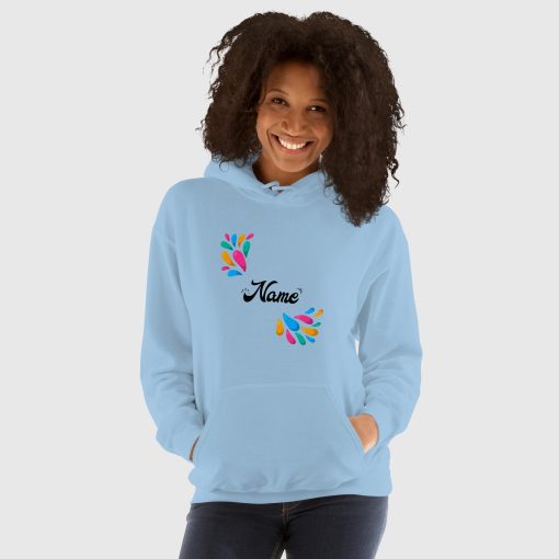 Hand Drawn Festival Women's Heavy Blend Hoodie <span class="withname">With Your Name</span> | Gildan 18500 | 2024052901 - Image 11