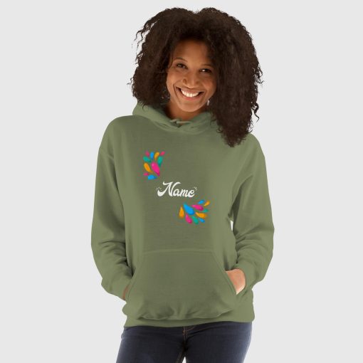 Hand Drawn Festival Women's Heavy Blend Hoodie <span class="withname">With Your Name</span> | Gildan 18500 | 2024052901 - Image 6