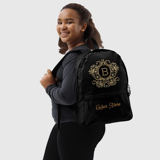 Golden Ornaments All-Over Print Backpack <span class="withname">With Your Name</span>| 2024052802