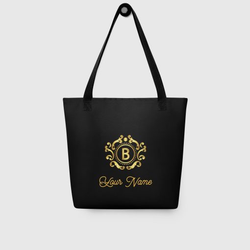 Golden Ornaments All-Over Print Tote Bag <span class="withname">With Your Name</span>| 2024052804