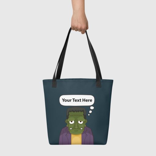 Frankenstein All-Over Print Tote Bag <span class="withname">with Your Text</span>| 20240407