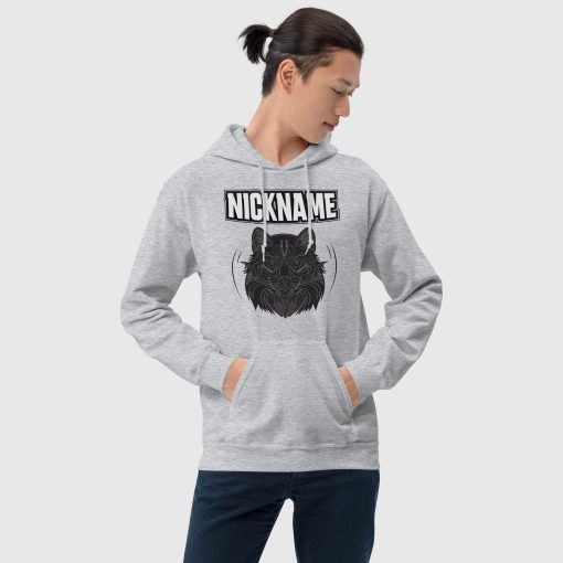 Wolf Head Heavy Blend Hoodie <span class="withname">with your name</span>| Gildan 18500 | 1308202401 - Image 8