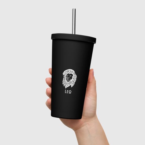 Horoscopes Insulated tumbler with a straw | P2104202501 | 1703202505 - Image 2
