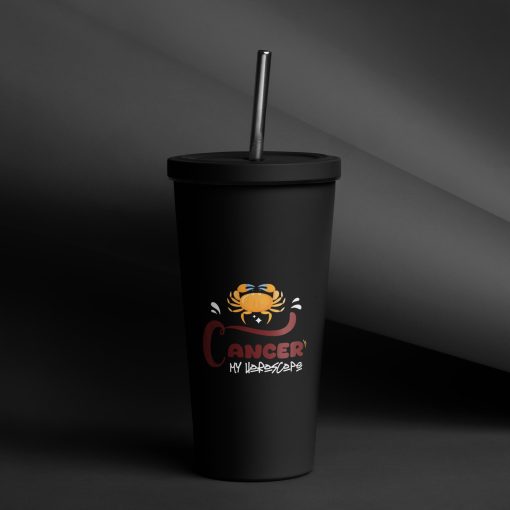 Horoscope Insulated tumbler with a straw | P2104202501 | 140420250401
