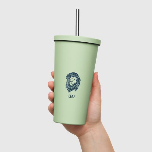 Horoscopes Insulated tumbler with a straw | P2104202501 | 1703202505 - Image 4