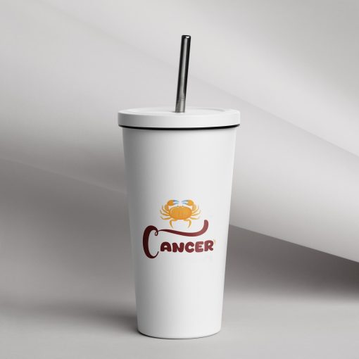 Horoscope Insulated tumbler with a straw | P2104202501 | 140420250401 - Image 5
