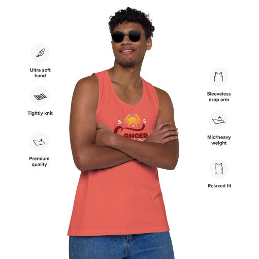 Horoscope Men's Premium Tank Top | Cotton Heritage MC1790 | P2104202513 | 140420250401 - Image 3