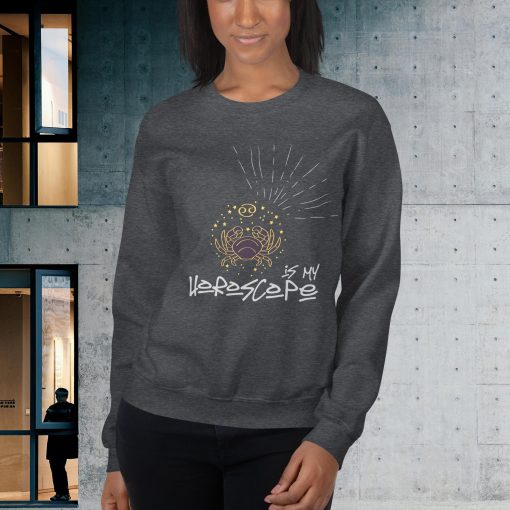 Horoscope Crew Neck Sweatshirt | Gildan 18000 | P1604202502 | 140420250301 - Image 4