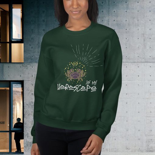 Horoscope Crew Neck Sweatshirt | Gildan 18000 | P1604202502 | 140420250301 - Image 5