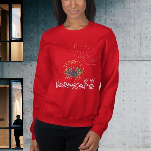 Horoscope Crew Neck Sweatshirt | Gildan 18000 | P1604202502 | 140420250301 - Image 3