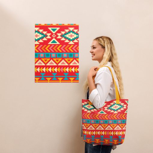 Aztec Colorful Tote Bag | P2104202503 | 2024041802 - Image 2