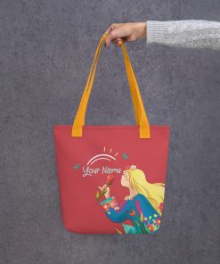 Women with Flower Tote Bag | P2104202503 | 180820240102