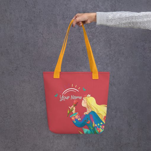 Women with Flower Tote Bag | P2104202503 | 180820240102