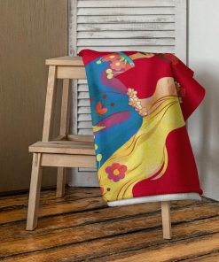 Women with Flower Sublimated Towel P1305202501 | 180820240104