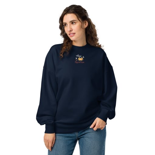 Horoscope Organic Oversized Sweatshirt | Stanley/Stella SASU025 | P1105202501 | 140420250404 - Image 4