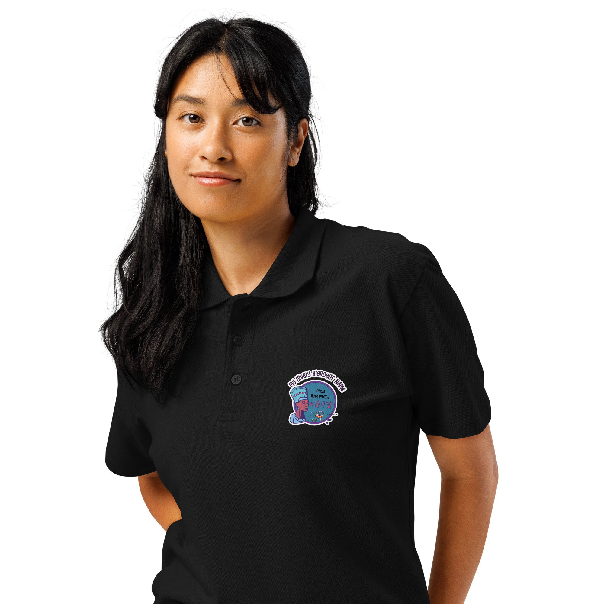 Hieroglify Premium Pique Polo Shirt <span class="withname">with your Hieroglify Name</span> | P2004202507F | 110620250201 - Image 2