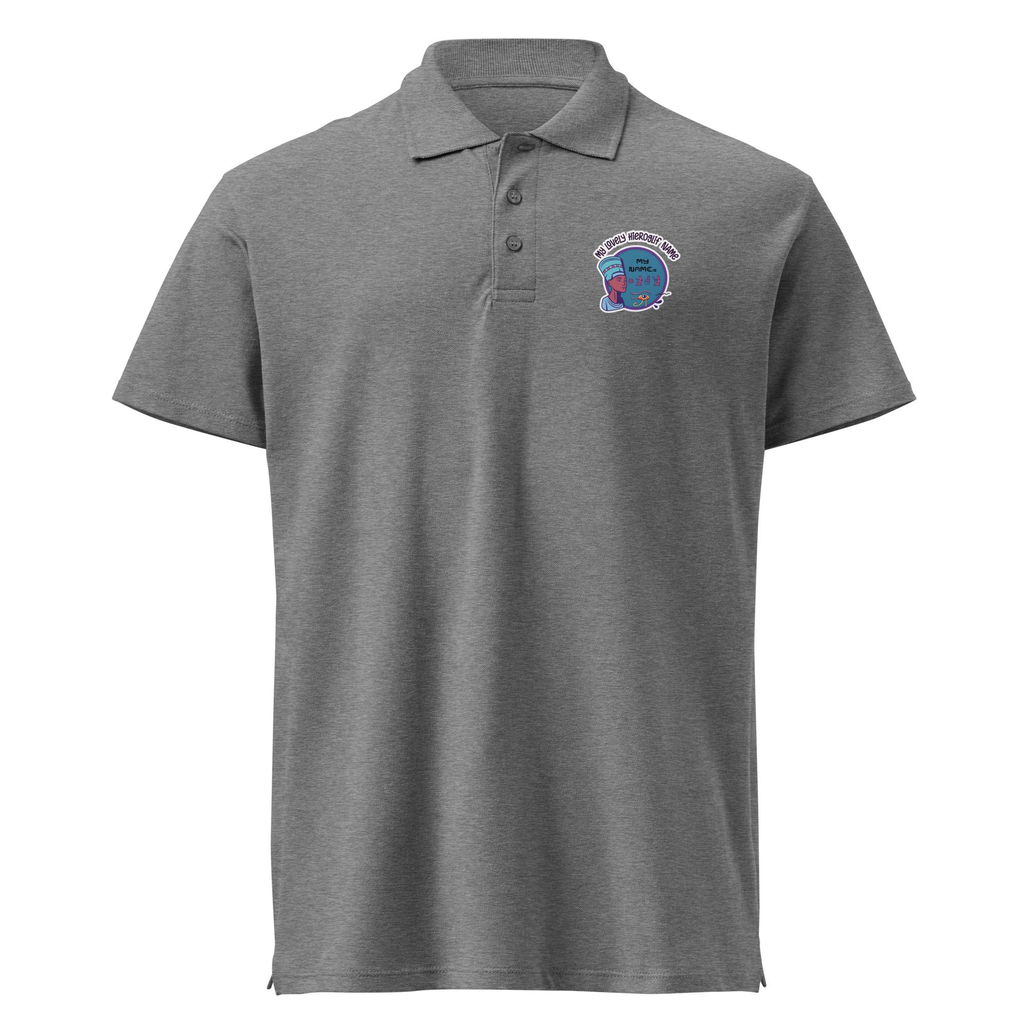 Hieroglify Premium Pique Polo Shirt <span class="withname">with your Hieroglify Name</span> | P2004202507F | 110620250201 - Image 8