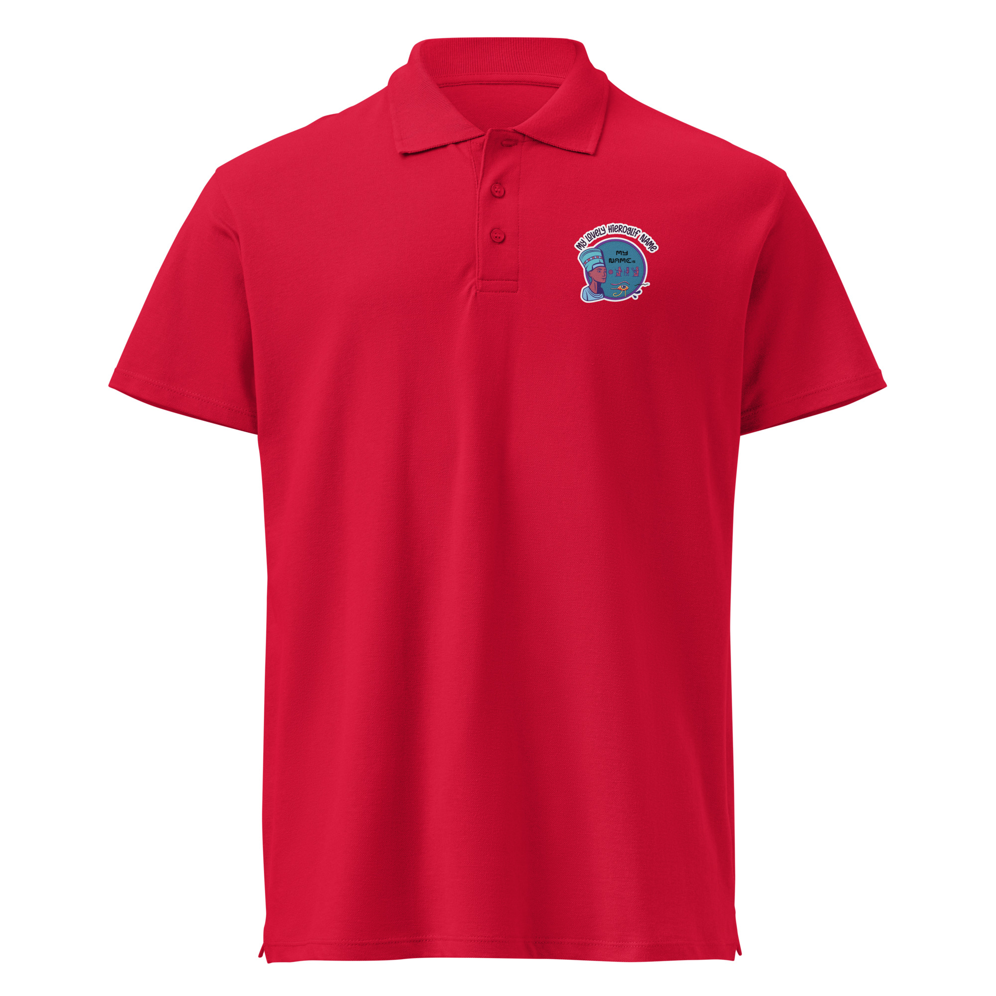 Hieroglify Premium Pique Polo Shirt <span class="withname">with your Hieroglify Name</span> | P2004202507F | 110620250201 - Image 7