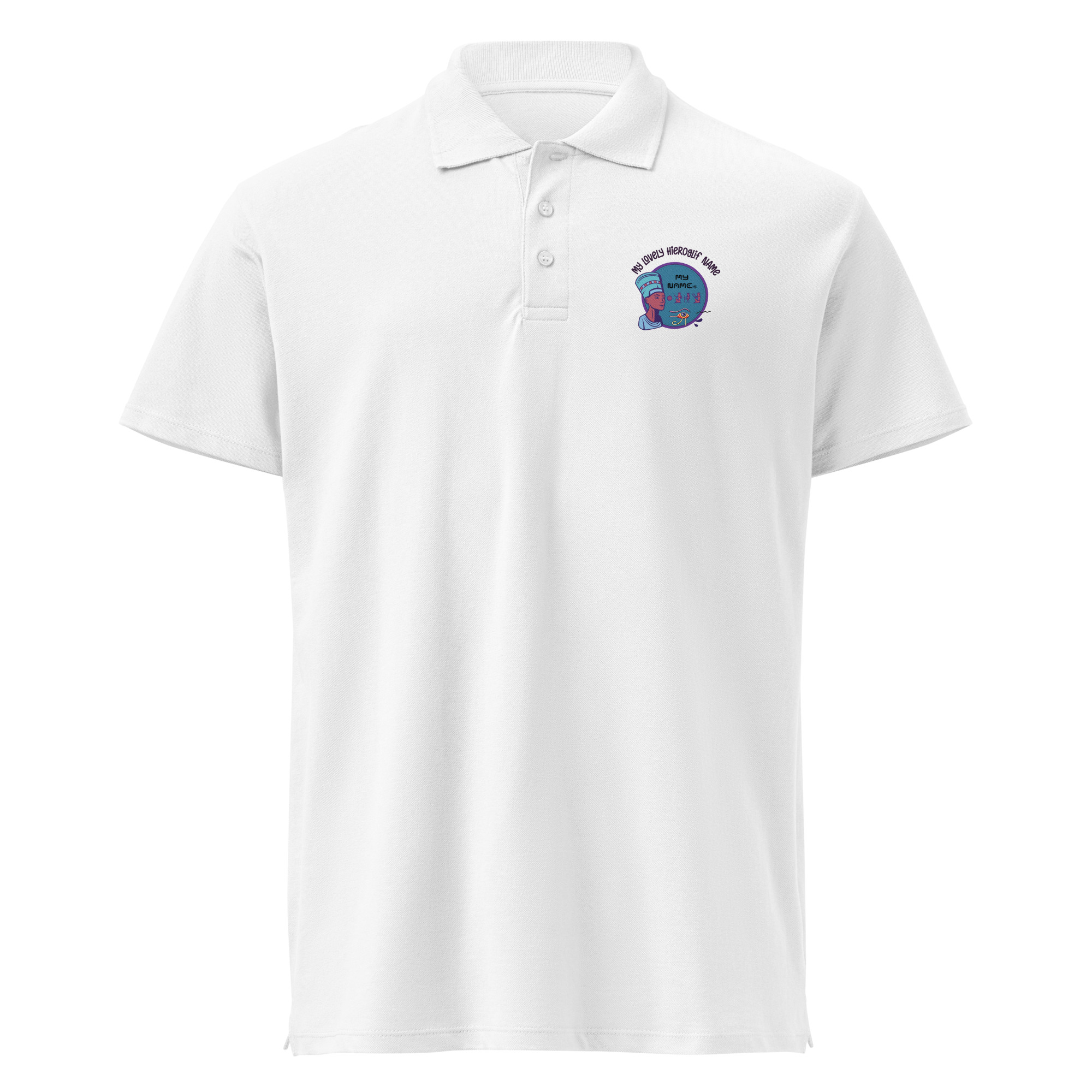 Hieroglify Premium Pique Polo Shirt <span class="withname">with your Hieroglify Name</span> | P2004202507F | 110620250201 - Image 9