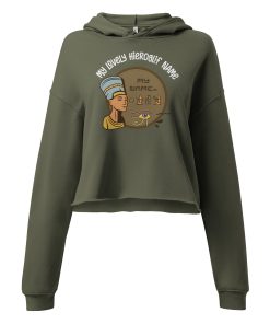 Alternative view of Hieroglify Women's Cropped Hoodie <span class="withname">with your Hieroglify Name</span> | P1307202503G | 110620250202