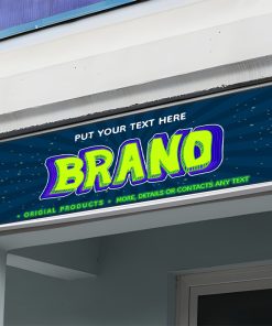 Cartoon Horizontal Hanging Sign