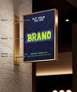 Vertical Hanging Sign