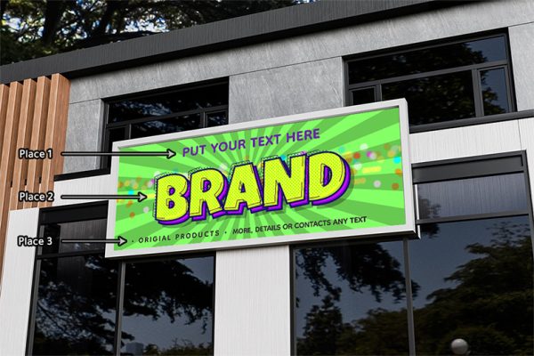 Horizontal Hanging Sign