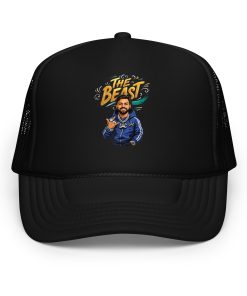 Alternative view of Rapper your photo Foam Trucker Hat | P2009202602F | 0208202601