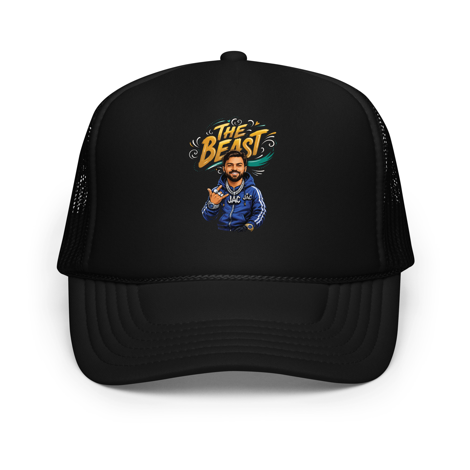 Rapper your photo Foam Trucker Hat | P2009202602F | 0208202601 - Image 2