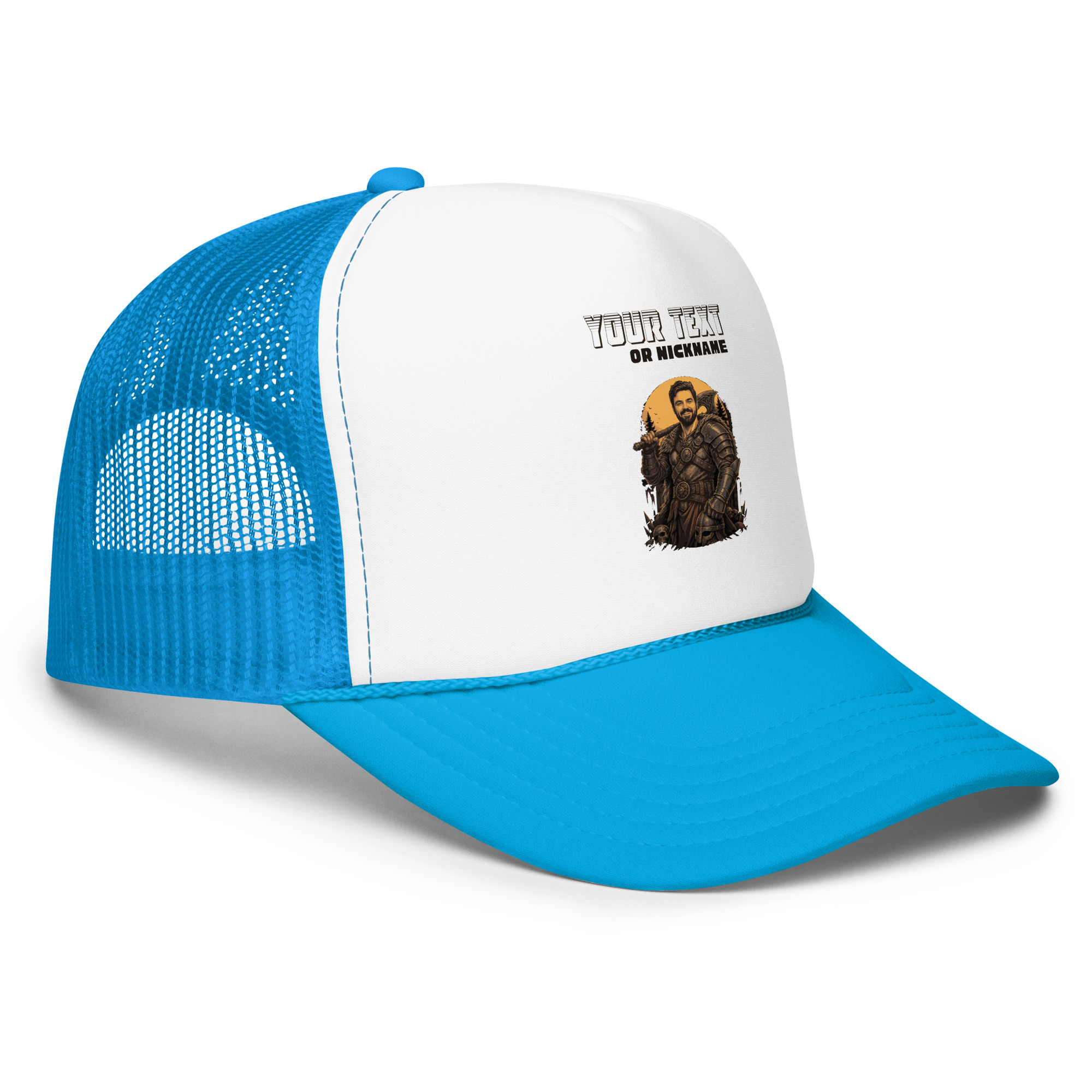 Medieval Warrior Foam Trucker Hat | P2009202602F | 1808202601 - Image 18
