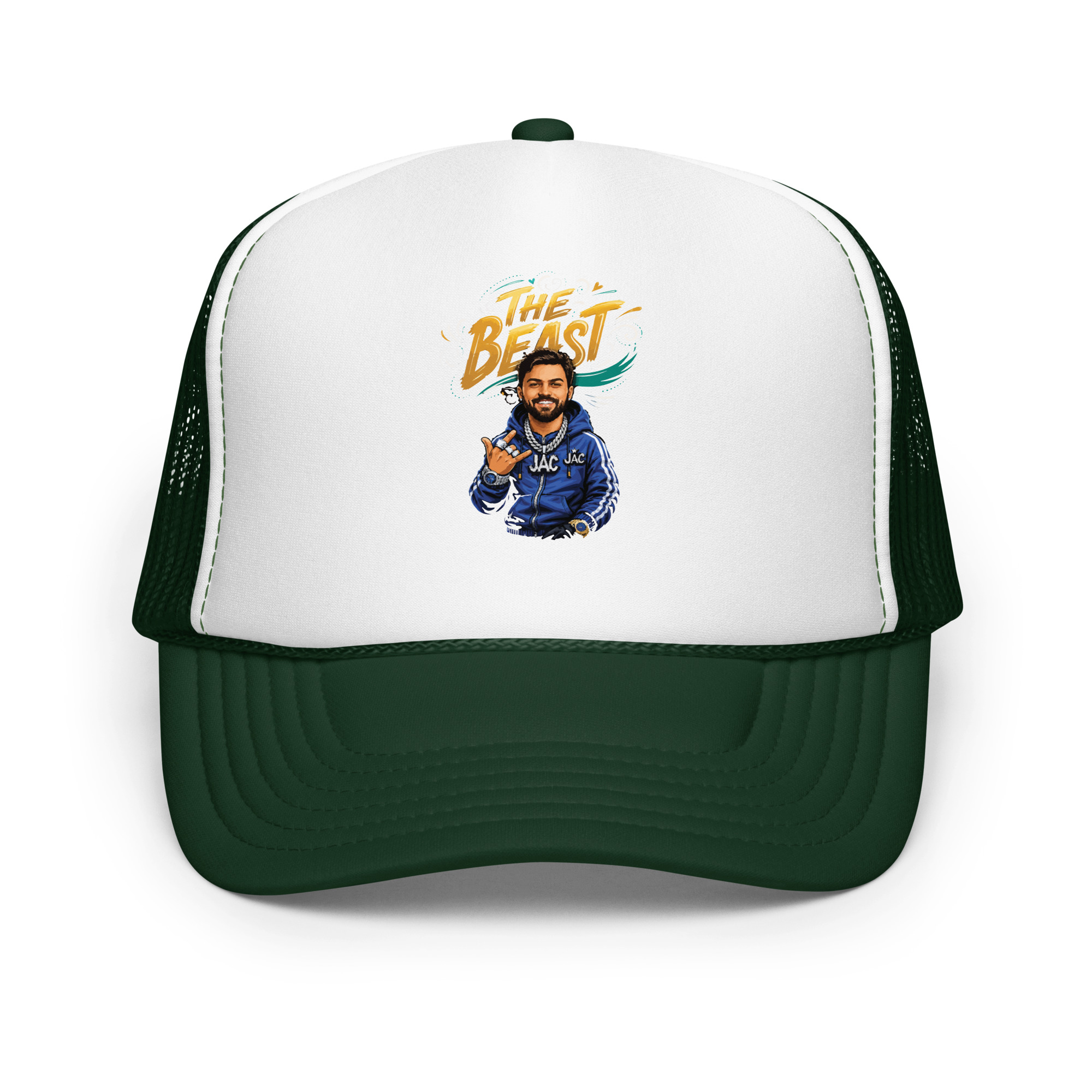 Rapper your photo Foam Trucker Hat | P2009202602F | 0208202601 - Image 5