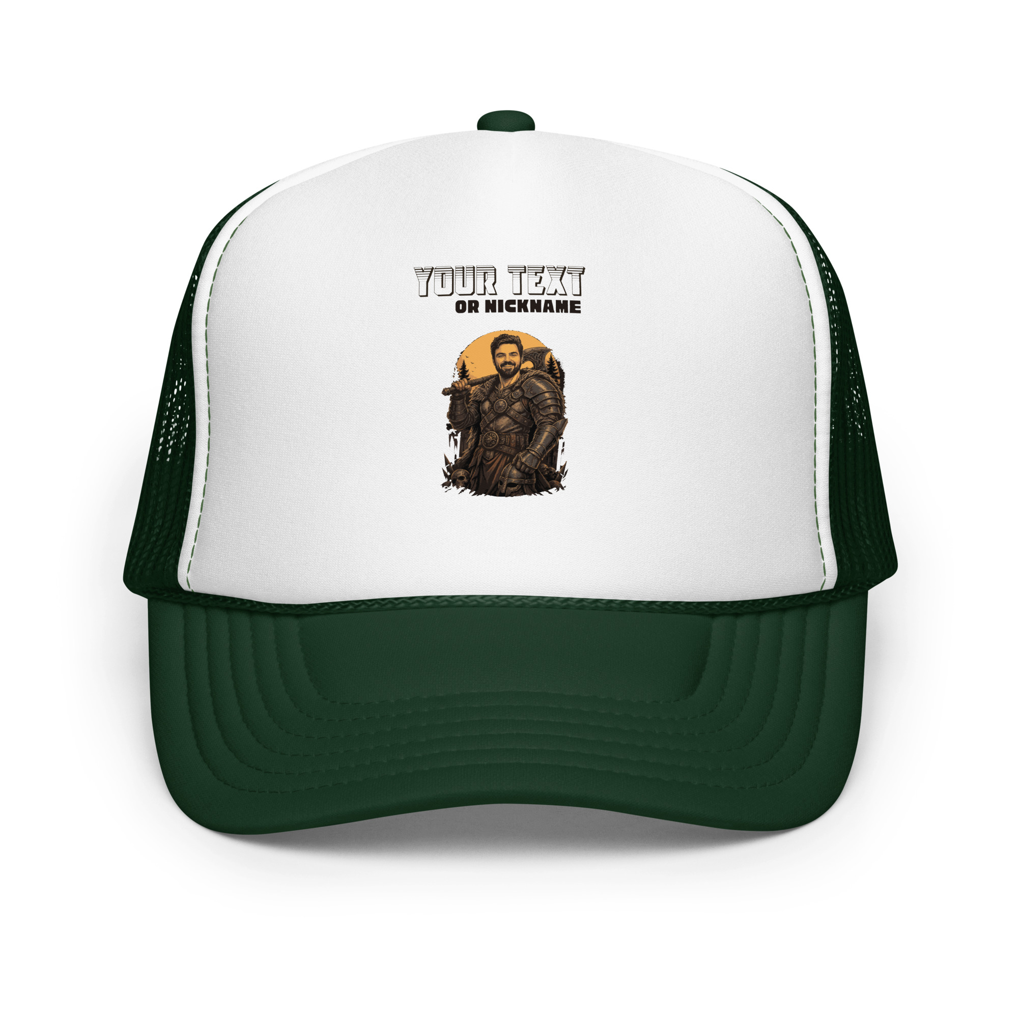 Medieval Warrior Foam Trucker Hat | P2009202602F | 1808202601 - Image 8