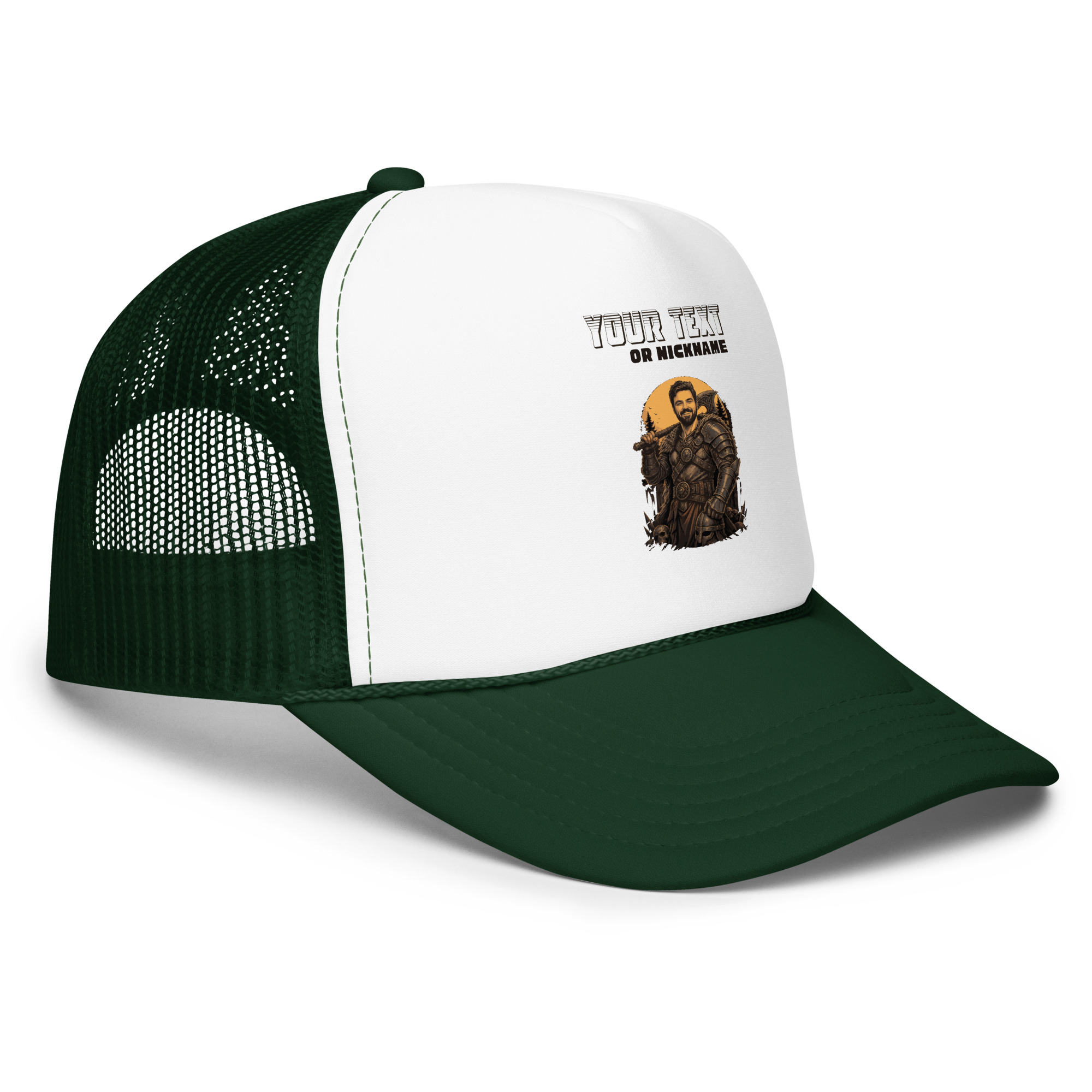 Medieval Warrior Foam Trucker Hat | P2009202602F | 1808202601 - Image 9