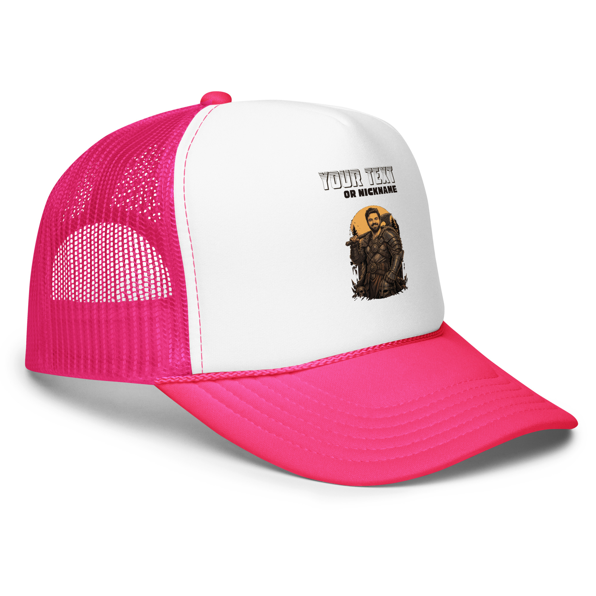 Medieval Warrior Foam Trucker Hat | P2009202602F | 1808202601 - Image 14