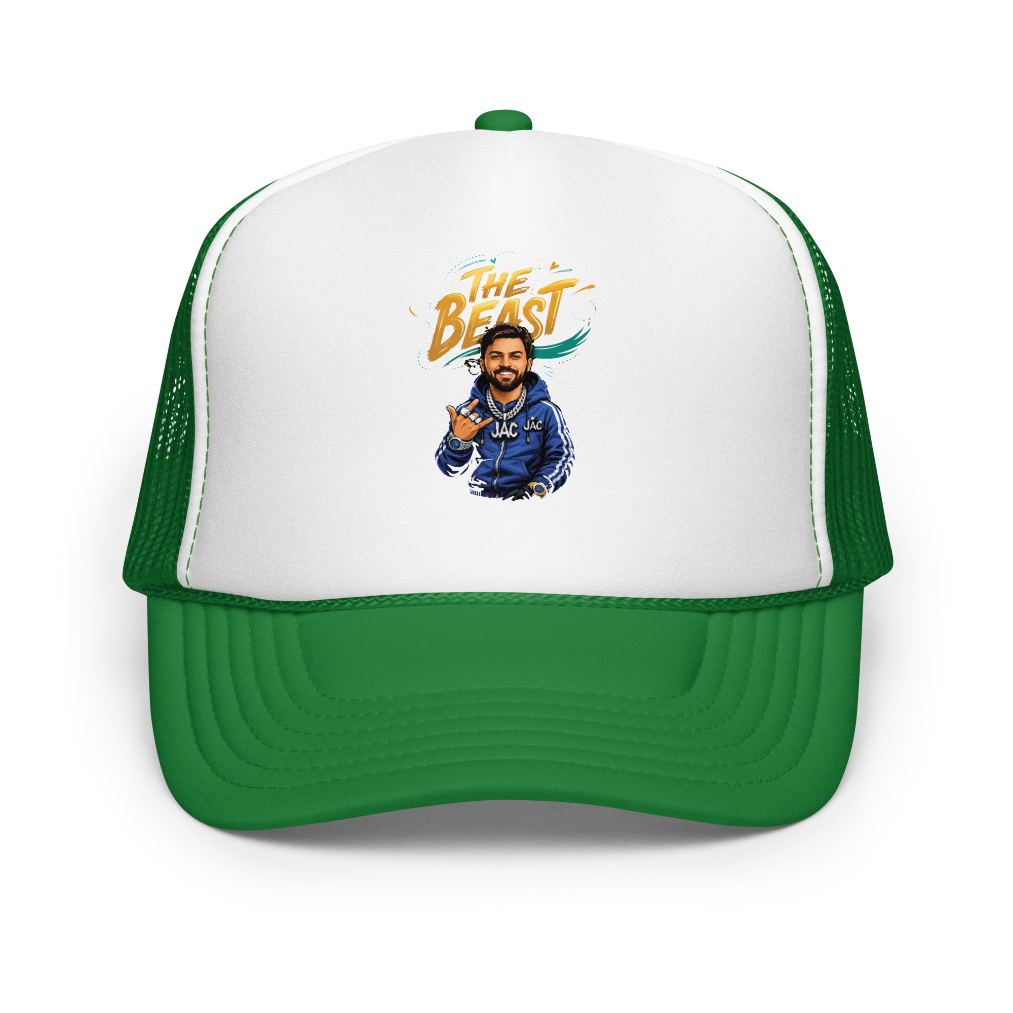 Rapper your photo Foam Trucker Hat | P2009202602F | 0208202601 - Image 9